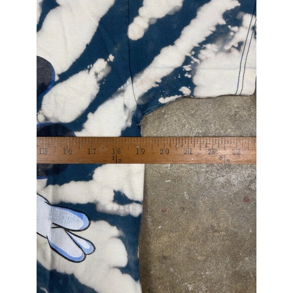 VTG Y2K Disney Mickey Mouse Tie-Dye T-shirt Men’s Women’s Medium Deep Turquoise - Picture 4 of 5